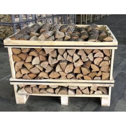Kiln Dried Oak Logs Half Crate